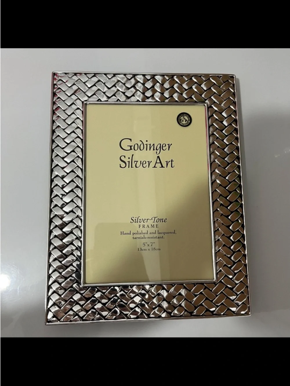 VTG Godinger Silver Art Co Silver-Tone Matching Photo Frame & Album - Set of 2